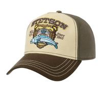 Casquette Wild Life Since 1865 Trucker by Stetson beige-marron One Size
