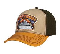STETSON Casquette Trucker Hacksaw Femme/Homme - de Baseball Mesh Snapback, avec visière Automne Été Printemps Hiver Printemps-été - Taille Unique Beige