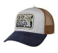STETSON Casquette Trucker Heavy Weight Homme - de Baseball Mesh Snapback, avec visière, visière Hiver Automne Printemps Été Printemps-été - Taille Unique Marron