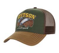 Stetson Casquette Trucker Lumberjack Femme/Homme - de Baseball Mesh Snapback, avec visière, visière Hiver Automne Été Printemps Printemps-été - Taille Unique Marron