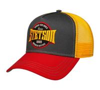 Stetson Casquette Trucker Rocking Your World Homme - de Baseball Mesh Snapback, avec Visiere, Visiere Printemps-ete Ete - Taille Unique Small Jaune