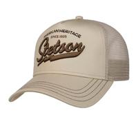 Stetson Casquette Trucker Since 1865 Homme - Snapback de Baseball Snapback, avec Visiere, Visiere Printemps-ete Printemps Ete Automne Hiver - Taille Unique Beige