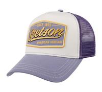 Stetson Casquette Trucker Since 1865 Vintage Femme/Homme - de Baseball Mesh Snapback, avec visière, visière Printemps-été Été - Taille Unique Vert