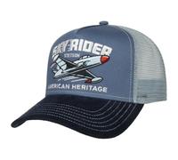 STETSON Casquette Trucker Sky Rider Femme/Homme - de Baseball Mesh Snapback, avec visière, visière Printemps-été Été - Taille Unique Bleu foncé