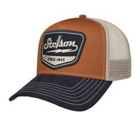 STETSON Casquette Trucker Spark Plug Homme - de Baseball Mesh Snapback, avec visière, visière Été Printemps-été - Taille Unique Bleu foncé