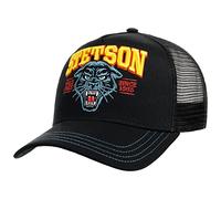 STETSON Casquette Trucker Wild Ones Femme/Homme - de Baseball Mesh Snapback, avec visière, visière Été Printemps-été - Taille Unique Noir