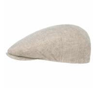 STETSON Casquette Woodfield Linen Homme - Made in The EU Gavroche Casquettes Plates avec Visiere, Doublure Printemps-ete - L (58-59 cm) Beige Clair