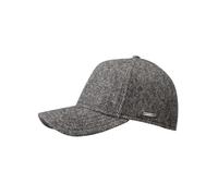 STETSON Casquette Plano Wool Cap Homme - pour l'hiver Baseball Casquettes fermé à l’arrière, avec visière, Doublure, Doublure Automne-Hiver - L (58-59 cm) Marron foncé