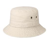 Stetson Chapeau Delave en Coton Femme/Homme - d'été de pêche Vacances Printemps-été Été - L (58-59 cm) Beige