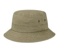 Stetson Chapeau Delave en Coton Femme/Homme - d'été de pêche Vacances Printemps-été Été - L (58-59 cm) Khaki