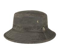 STETSON Chapeau Drasco Homme - de pêche froissable avec Passepoil, Passepoil Printemps-été Printemps Été Automne Hiver - S (54-55 cm) Marron