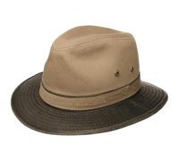 Stetson Chapeau en Coton Anti UV Homme - de Soleil D'Ete avec Doublure Ete Printemps-ete - M (56-57 cm) Beige Fonce