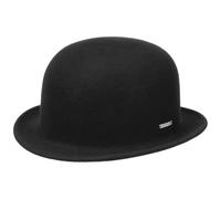 STETSON Chapeau Melon en Laine Classic Uni Femme/Homme - de Feutre Hiver Printemps-été - S (54-55 cm) Noir