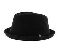STETSON Chapeau Odenton Pork Pie Porkpie de Soleil (M (56-57 cm) - Noir)