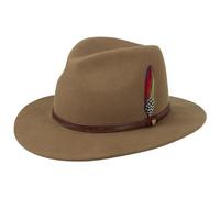 STETSON Chapeau Rantoul Traveller Chapeau en Feutre de Laine Chapeau pour Homme (XL (60-61 cm) - châtain)