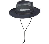 Stetson Chapeau Takani Safari Femme/Homme - de randonnée Buschman Mesh avec jugulaire Printemps-été Printemps Été Automne Hiver - XL (60-61 cm) Bleu foncé