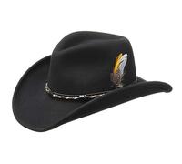STETSON Chapeau Western Amasa Noir XXL - 62/63 cm