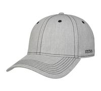 Stetson CHAPEAUSHOP Classic Cotton Melange Casquette de Baseball Chinee Unicolore Protection UV Unisexe Toutes Saisons