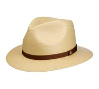 Stetson CHAPEAUSHOP Fallkirk Traveller Chapeau de Paille Protection UV 40 Unisexe Printemps Ete