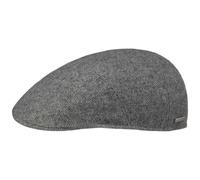 Stetson CHAPEAUSHOP Finningley Casquette Plate 5 Panneaux Chine Unicolore Equitable Fabrique en UE Homme Automne Hiver
