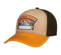 STETSON Casquette Trucker Hacksaw Femme/Homme - de Baseball Mesh Snapback, avec visière Automne Été Printemps Hiver Printemps-été - Taille Unique Beige