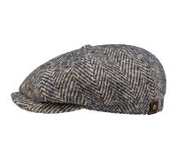 Stetson CHAPEAUSHOP Hatteras Casquette Gavroche Chevrons Tweed Fabrique en UE Unisexe Automne Hiver