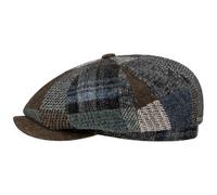 Stetson CHAPEAUSHOP Hatteras Casquette Gavroche Patchwork Fabrique en UE Homme Automne Hiver