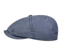 Stetson CHAPEAUSHOP Hatteras Casquette Plate Style Denim Protection UV 40+ Homme Printemps Ete