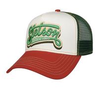 STETSON Casquette Trucker Lettering Homme - de Baseball Mesh Snapback, avec visière Printemps-été Été - Taille Unique Vert