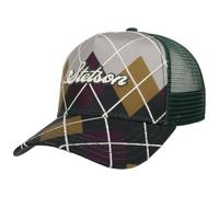 Stetson CHAPEAUSHOP Madison Casquette Trucker Snapback Argyle Check Homme Toutes Saisons