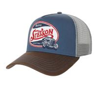 Casquette Trucker Riding Hot Rod by Stetson marron-bleu One Size