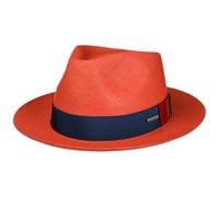 Stetson CHAPEAUSHOP Robarro Fedora Chapeau Panama Protection UV 40 Unisexe Printemps Ete
