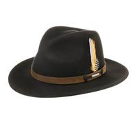 Stetson CHAPEAUSHOP Sardis Chapeau Traveller VitaFelt Feutre de Laine Bande en Cuir Fabrique aux USA Homme Toutes Saisons