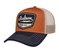 STETSON Casquette Trucker Spark Plug Homme - de Baseball Mesh Snapback, avec visière, visière Été Printemps-été - Taille Unique Bleu foncé
