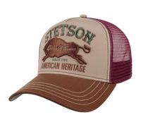 Stetson CHAPEAUSHOP The Plains Casquette Trucker de Baseball Visiere courbee Snapback Unisexe Toutes Saisons
