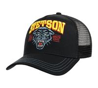STETSON Casquette Trucker Wild Ones Femme/Homme - de Baseball Mesh Snapback, avec visière, visière Été Printemps-été - Taille Unique Noir