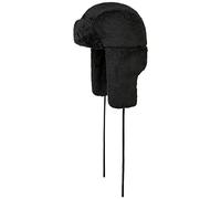 Stetson Chapka Polartec Bomber Homme - Bonnet d'aviateur Lapeer avec Oreillettes, Doublure, jugulaire Automne-Hiver Hiver - S (54-55 cm) Noir
