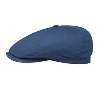 STETSON Casquette Cotton Twill Femme/Homme - en Coton Gavroche avec visière, Doublure Été Printemps-été - M (56-57 cm) Bleu foncé