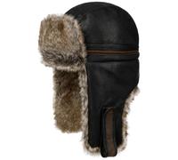Stetson Cowhide Bomber Chapka Cuir Nubuck A Oreillettes Double en Polaire Homme Automne Hiver