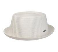 Stetson Dawson Chapeau Pork Pie de Paille Protection UV 40 Unisexe Printemps Ete
