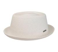 Stetson Dawson Chapeau Pork Pie de Paille Protection UV 40 Unisexe Printemps Ete