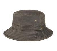 Stetson Chapeau Drasco Homme – de pêche froissable avec passepoil – M (56-57 cm) Marron