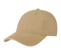 STETSON Casquette Ducor Sun Guard Femme/Homme - en Coton Fitted Protection Solaire avec visière, fermé à l’arrière Été Printemps-été - XXL (62-63 cm) Beige foncé
