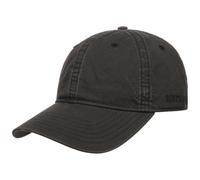 STETSON Casquette Ducor Sun Guard Femme/Homme - en Coton Fitted Protection Solaire avec visière, fermé à l’arrière Été Printemps-été - S (54-55 cm) Noir