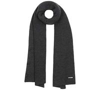 Stetson Echarpe Caledonia Merino Femme/Homme - Made in Italy echarpe en laine pour l'hiver decontractee automne-hiver - taille unique anthracite