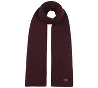 STETSON Echarpe Caledonia Merino Femme/Homme - Made in Italy echarpe en laine pour l'hiver decontractee automne-hiver - taille unique bordeaux