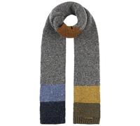 Stetson Echarpe Donegal Wool Colour Block Femme/Homme - Made in Italy echarpe pour l'hiver en laine Hiver automne-hiver - taille unique gris