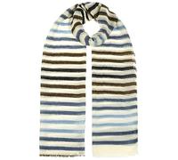 Stetson Echarpe en Laine Summer Stripes Femme/Homme - foulard pour femme echarpe a rayures homme franges Hiver Automne Printemps Ete printemps-ete - taille unique bleu