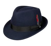 Stetson Elkader Trilby Chapeau Feutre Laine Fedora Uni Impermeable Unisexe Ete Hiver