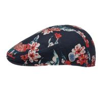 Stetson Flowlin Casquette Plate Gavroche a Fleurs Multicolore Lin Unisexe Printemps Ete